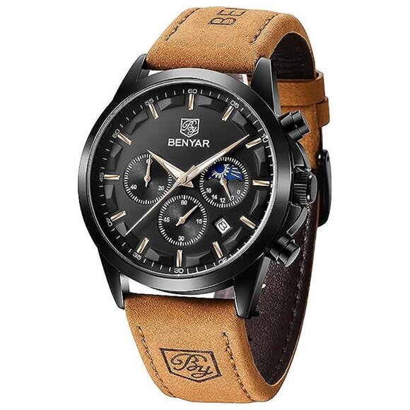 Mens Watches Analog Quartz Waterproof Wrist Watch for Men...